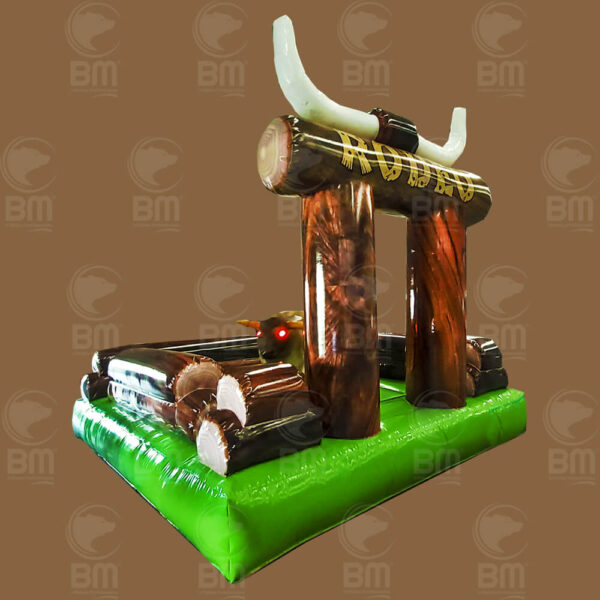 Colchón Rodeo con Cuernos 02 - Brincolines Mecánicos